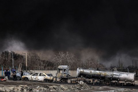 Car, Person, Post Apocalyptic.