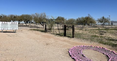 Ground, Outdoors, Park. Text: WARNING