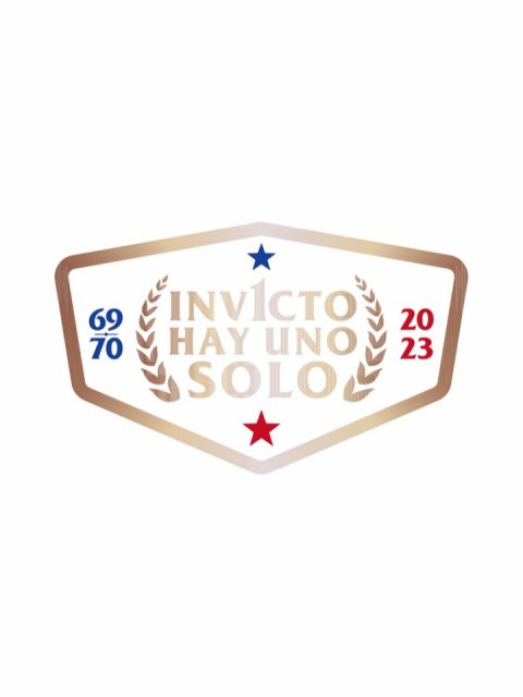 Logo, Symbol, Blackboard. Text: 69 20 HAY UNO 70 23 SOLO