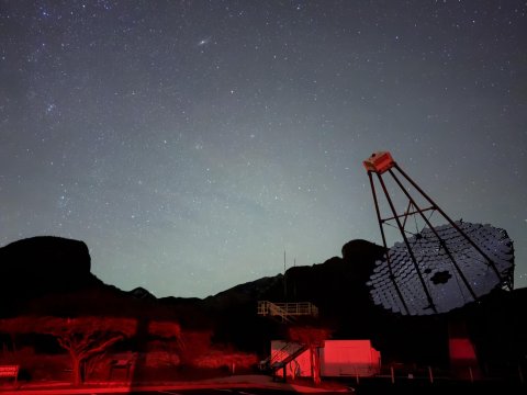 Night, Outdoors, Electrical Device.