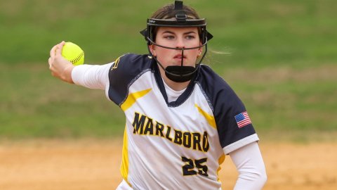 People, Helmet, Baseball (Ball). Text: MARLBORO 25