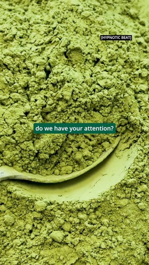 Powder, Moss, Spoon. Text: [HYPNOTIC BEAT] do we have your attention?