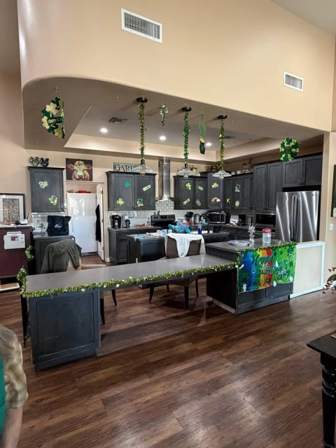 Handbag, Indoors, Refrigerator.