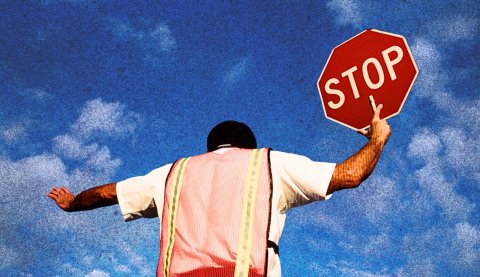 Sign, Symbol, Road Sign. Text: STOP