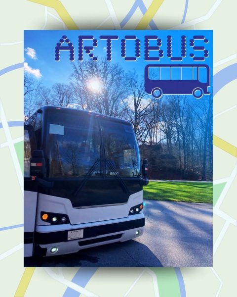 Bus, Vehicle, Car. Text: ARTOBUS
