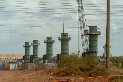 Factory, Lighthouse, Construction.