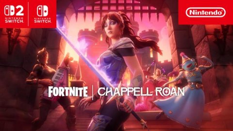 Book, Publication, Comics. Text: Nintendo SWITCH SWITCH FORTNITE CHAPPELL ROAN