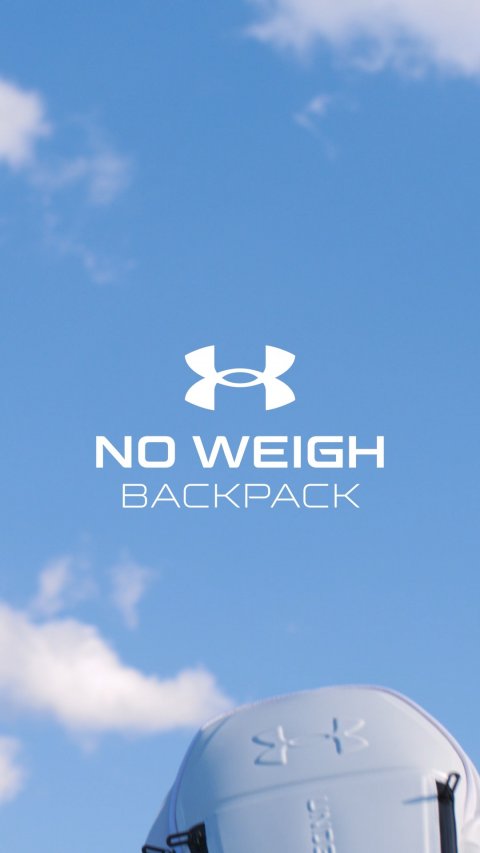 Nature, Sky, Advertisement. Text: NO WEIGH BACKPACK