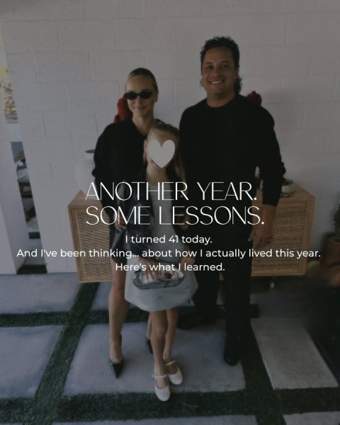 Skirt, Photography, Portrait. Text: ANOTHER YEAR. SOME LESSONS. I turned 41 today. And I've been thinking... about how I actually lived this year. Here's what I learned.