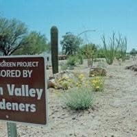 Wilderness, Vegetation, Grass. Text: GREEN PROJECT ORED BY deners