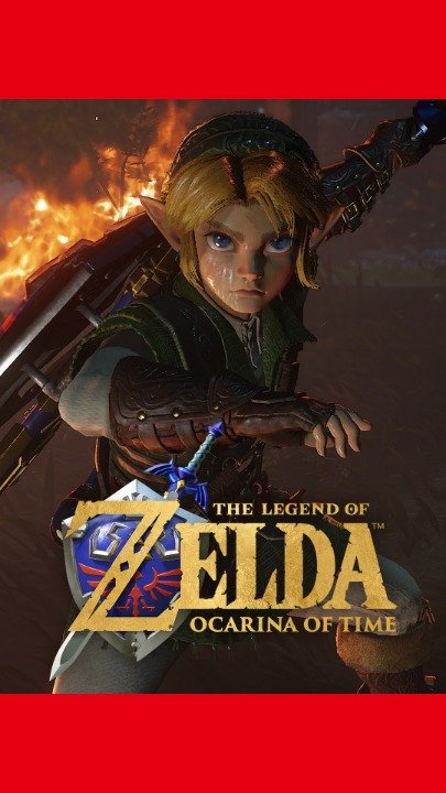 Book, Comics, Person. Text: THE LEGEND OF ELDA OCARINA OF TIME