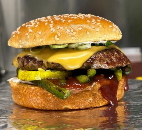 Burger, Food, Food Presentation.