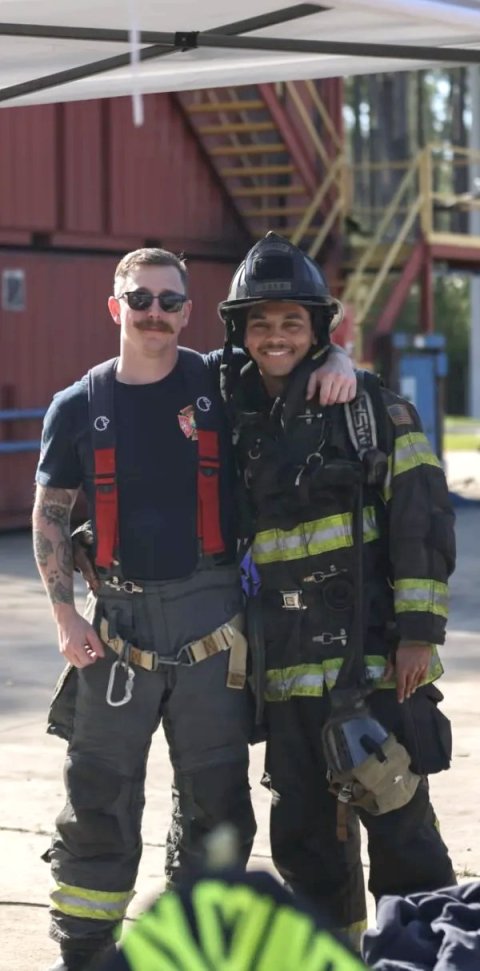 Fireman, Person, Tattoo. Text: MSA