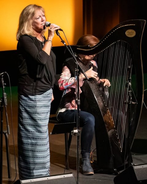 Microphone, Person, Woman.