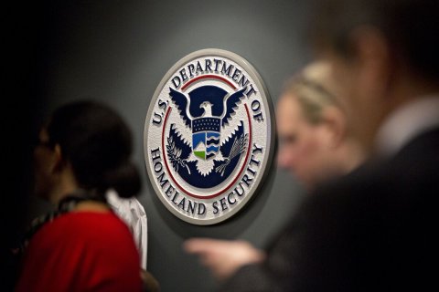 Badge, Logo, Person. Text: U.S. DEPARTMENT OF HOMELAND SECURITY