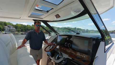Yacht, Man, Person.