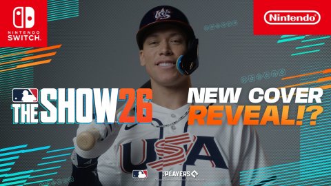 People, Person, Baseball Cap. Text: NINTENDO THE SHOW26 NEW COVER REVEAL!? USA PLAYERS
