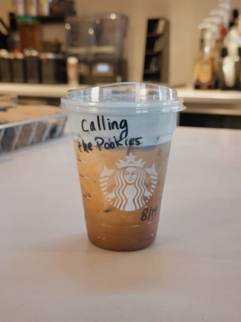 Beverage, Disposable Cup, Bubble Tea. Text: 8/14