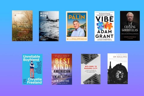Book, Publication, Novel. Text: BIRD HICHAEL MEN PALIN VIBE BOGLAND CHASING GOODFELLAS ADAM GRANT PHILIPPINES - Unreliable ON KILLING Boyfriend BEST WELCOME TO PARADOX CITY AMERICAN Chrystia KIN GHATTAS Freeland