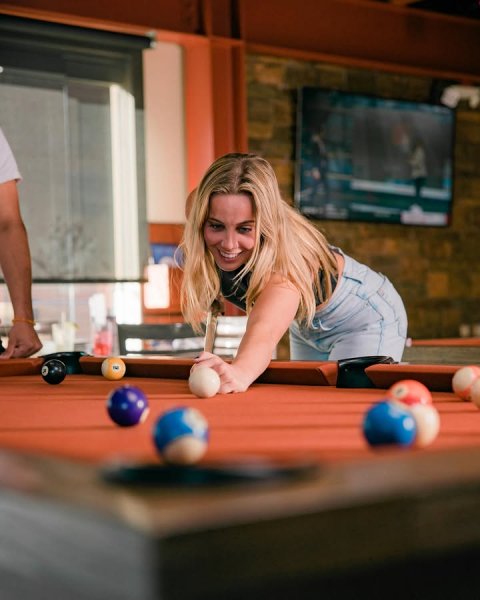 Table, Person, Woman.