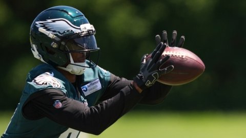 Helmet, Playing American Football, People. Text: Jefferson Health