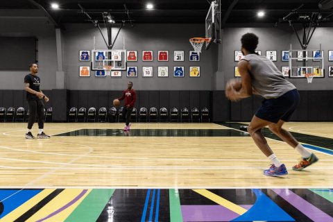 Person, Playing Basketball, Man.