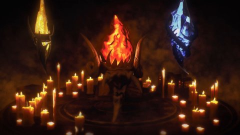 Flame, Candle, Altar.