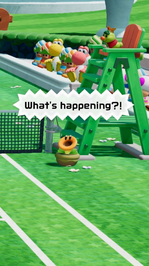 Play Area, Outdoor Play Area, Outdoors. Text: What's happening?!