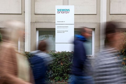 Adult, Man, Person. Text: SIEMENS energy