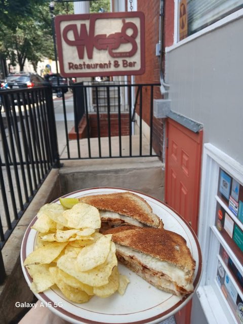 Lunch, Plate, Car. Text: Galaxy A15 5G