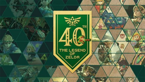 Adult, Person, Woman. Text: TH 40 THE LEGEND OF ZELDA