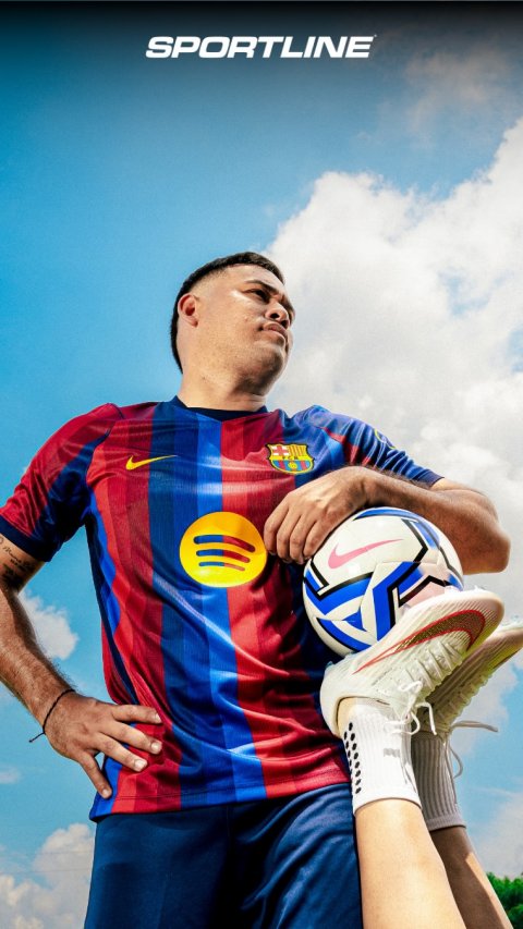 Soccer Ball, Shoe, Sneaker. Text: SPORTLINE