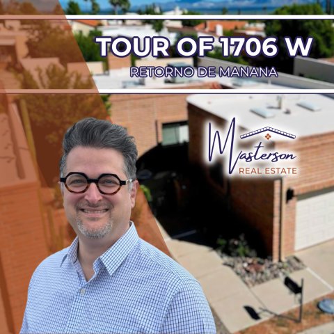 Photography, Glasses, Portrait. Text: TOUR OF 1706 W RETORNO DE MANANA REAL ESTATE