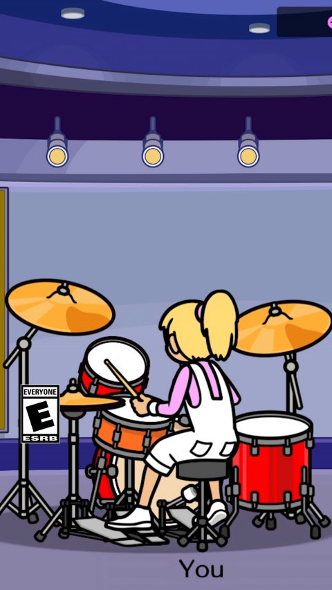 Person, Drummer, Performer. Text: EVERYONE E ESRB You