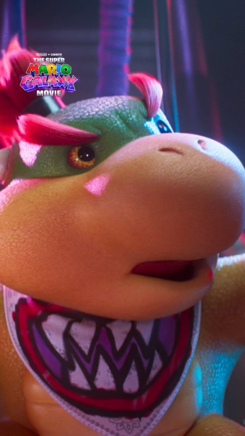 Baby, Person, Plush. Text: THE SUPER MARIO MOVIE