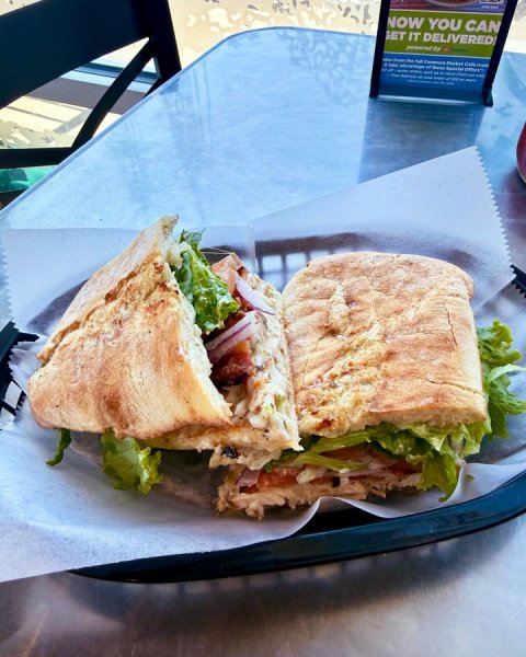 Food, Sandwich, Bread. Text: NOW YOU CAN GET IT DELIVERED