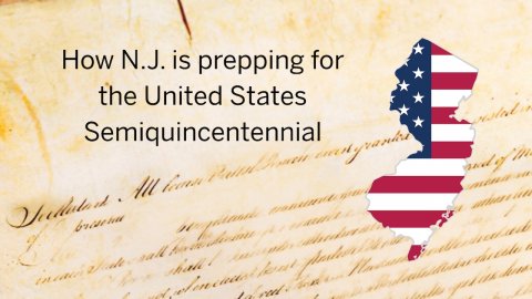 Text, Passport, Letter. Text: How N.J. is prepping for the United States Semiquincentennial