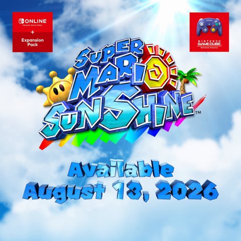 Dynamite, Weapon, Text. Text: ONLINE Expansion NINTENDO Pack GAMECUBE SUPER TM Available August 13, 2026