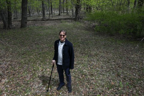 Walking, Coat, Vegetation.