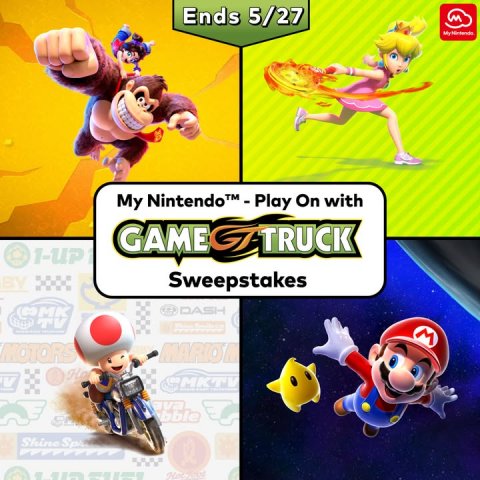 Child, Girl, Person. Text: Ends 5/27 GAME TRUCK Sweepstakes DASH TV MOTORS MARION bble Shine Sp