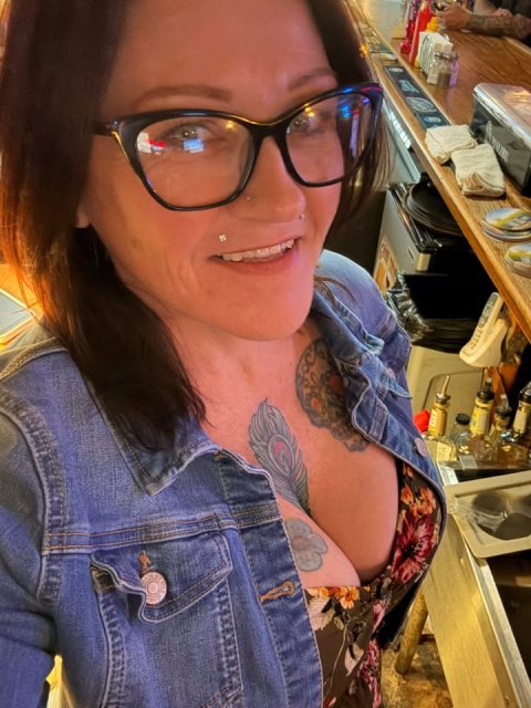 Glasses, Tattoo, Portrait.