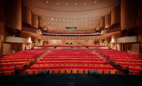Indoors, Theater, Auditorium.