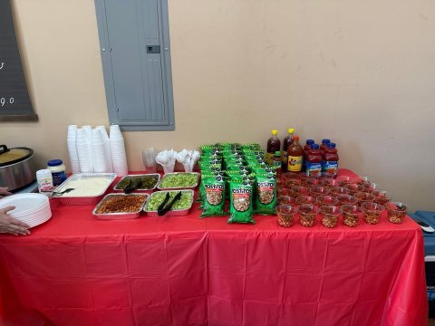 Meal, Desk, Cafeteria.