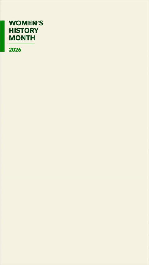 Page, Text, White Board. Text: WOMEN'S HISTORY MONTH 2026