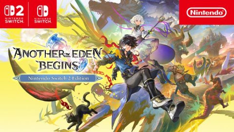 Book, Publication, Comics. Text: Nintendo SWITCH SWITCH ANOTHER EDEN BEGINS Nintendo Switch 2 Edition