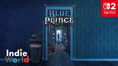 Interior Design, Publication, City. Text: BLUE NINTENDO SWITCH PRINCE Indie World