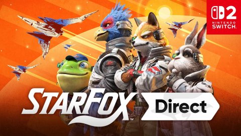 Advertisement, Poster, Airplane. Text: NINTENDO STARFOX Direct