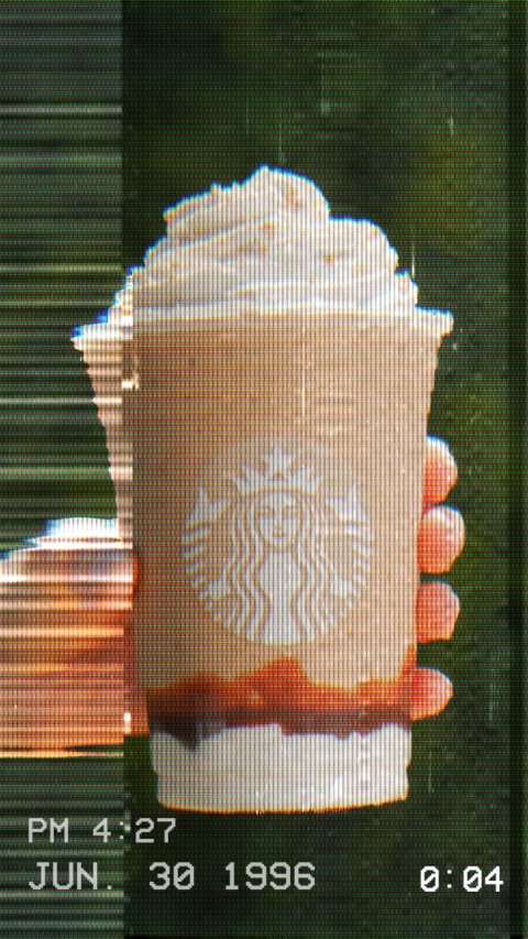 Whipped Cream, Cup, Ice Cream. Text: PM 4:27 JUN. 30 1996 0:04