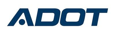 Logo, Cross, Symbol. Text: ADOT