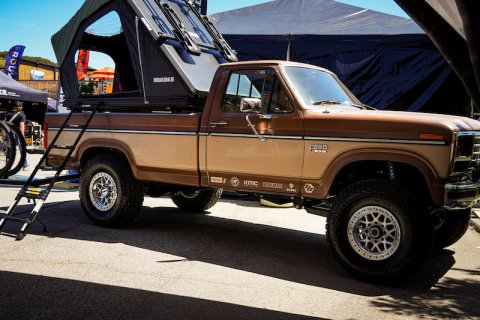 Pickup Truck, Vehicle, Person.